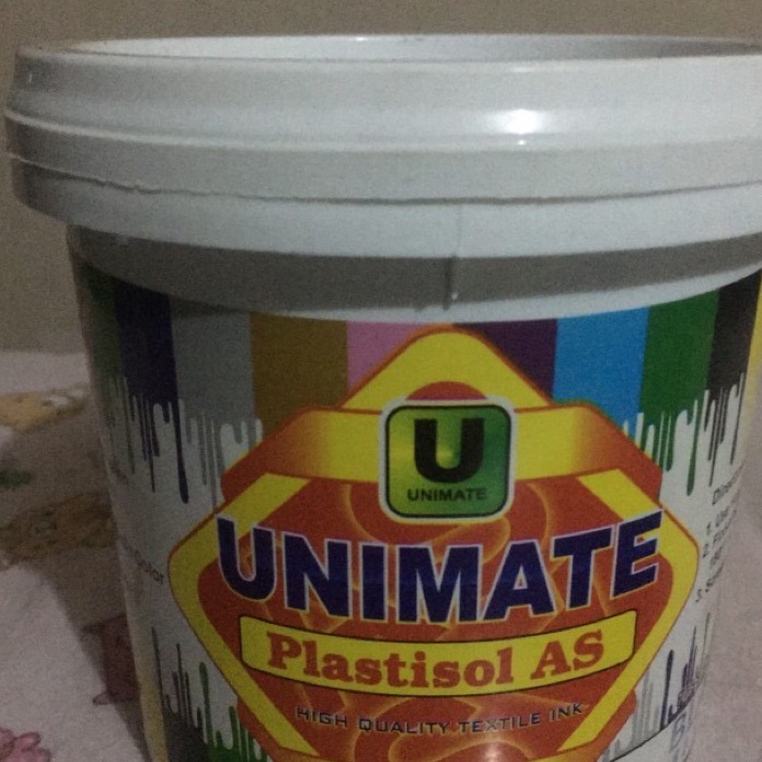 

Termurah TINTA SABLON PLASTISOL UNIMATE AS YELLOW 1KG