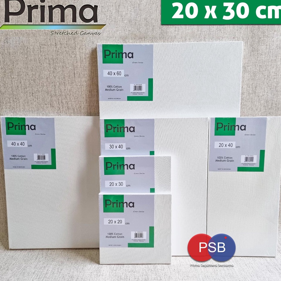 

HJ6 Kanvas Lukis Prima 2x3 cm Green Series Painting Canvas