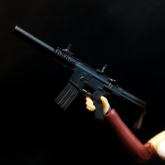 M4 Micro CQB 1/12 Kitbash 39 Fragment Acc Figma Action Figure Little Armory SHF Frame Arms Girls Meg