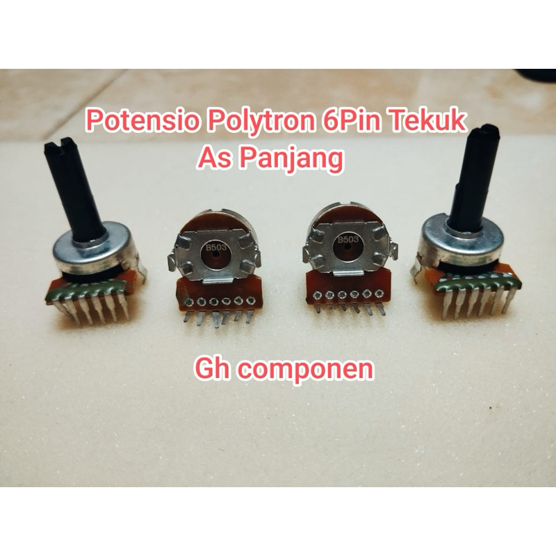 Potensio Polytron B503 6Pin Tekuk 1pcs