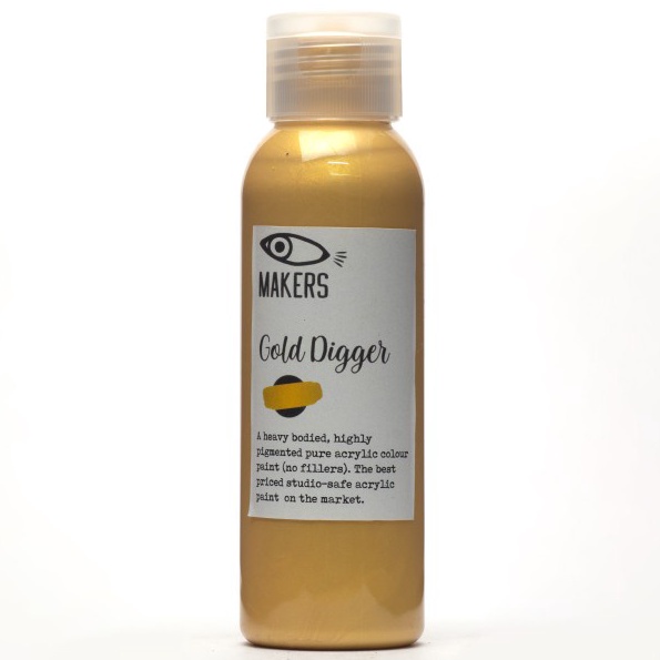 

KI3 Gold Dger Acrylic Paint 1ml by MAKERS