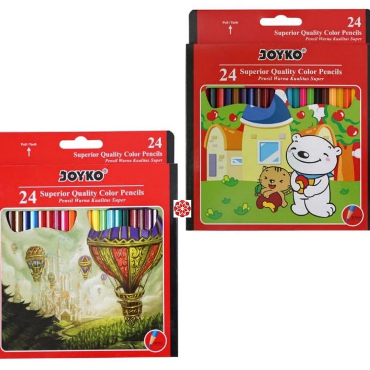 

murah Pensil Warna Joyko Panjang 24 Warna
