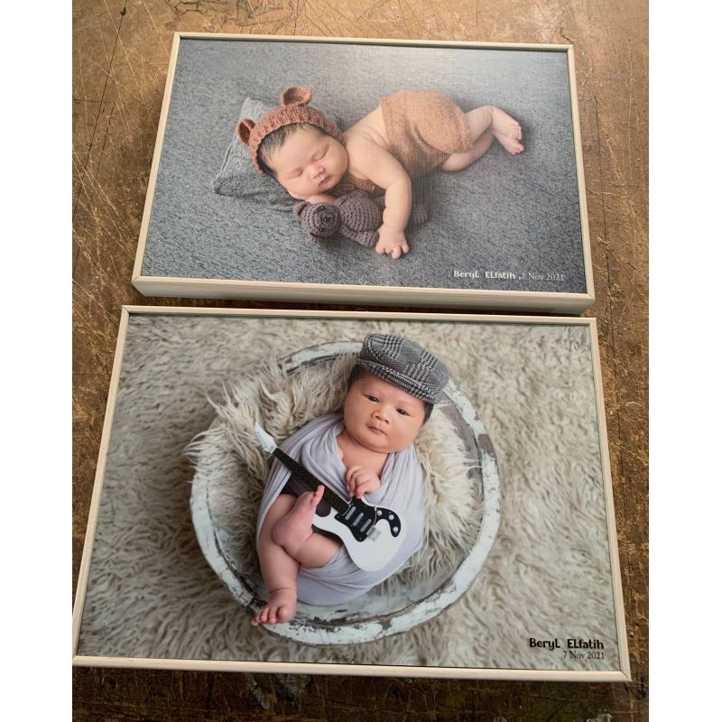 CETAK FOTO(FREAME BLOK LIST HITAM UK 30 X 20 )