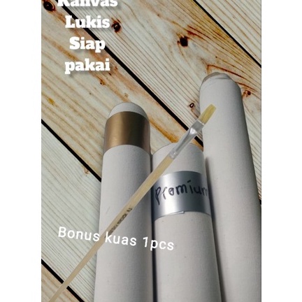 

KI3 kanvas lukis roll siap pakai ukuran 15x3cm