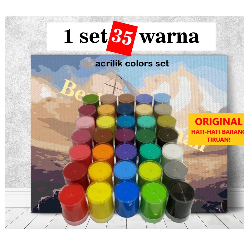 

Gila 1set 35warna acrilik colors