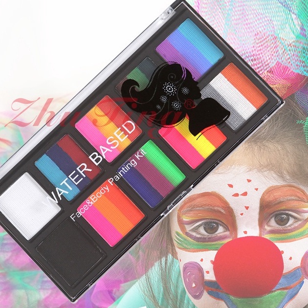 

Terbaik Colorful 1 warna diy Face Body painting Make up palette