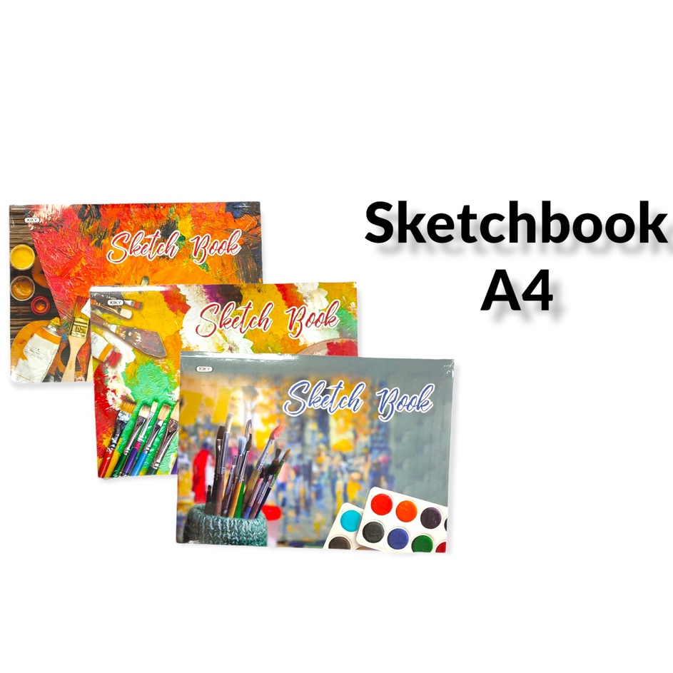 

KF7 Kiky A4 Sketchbook ukuran A4 isi 5 lembar Buku Sketsa