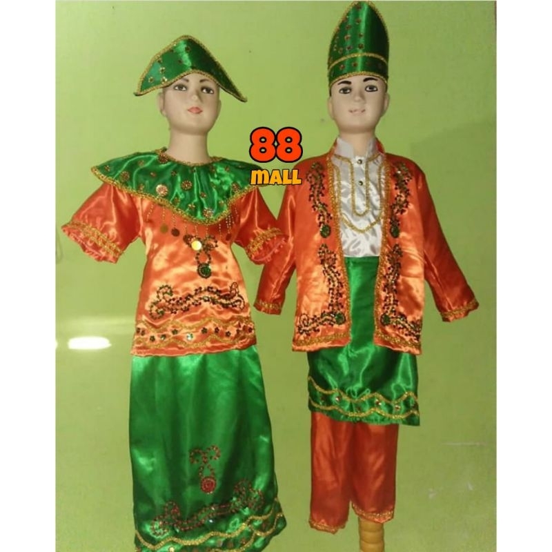 ready stok baju pakaian busana adat banjarmasin kalimantan selatan anak laki perempuan TK SD SMP SMA