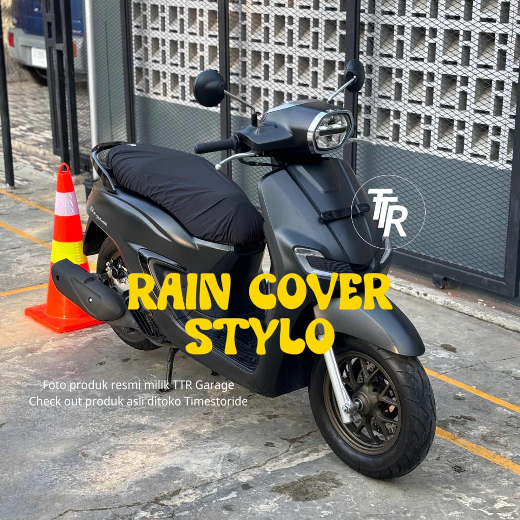 Pelindung jok honda stylo | rain cover stylo | bungkus jok waterprof stylo | sarung jok anti air