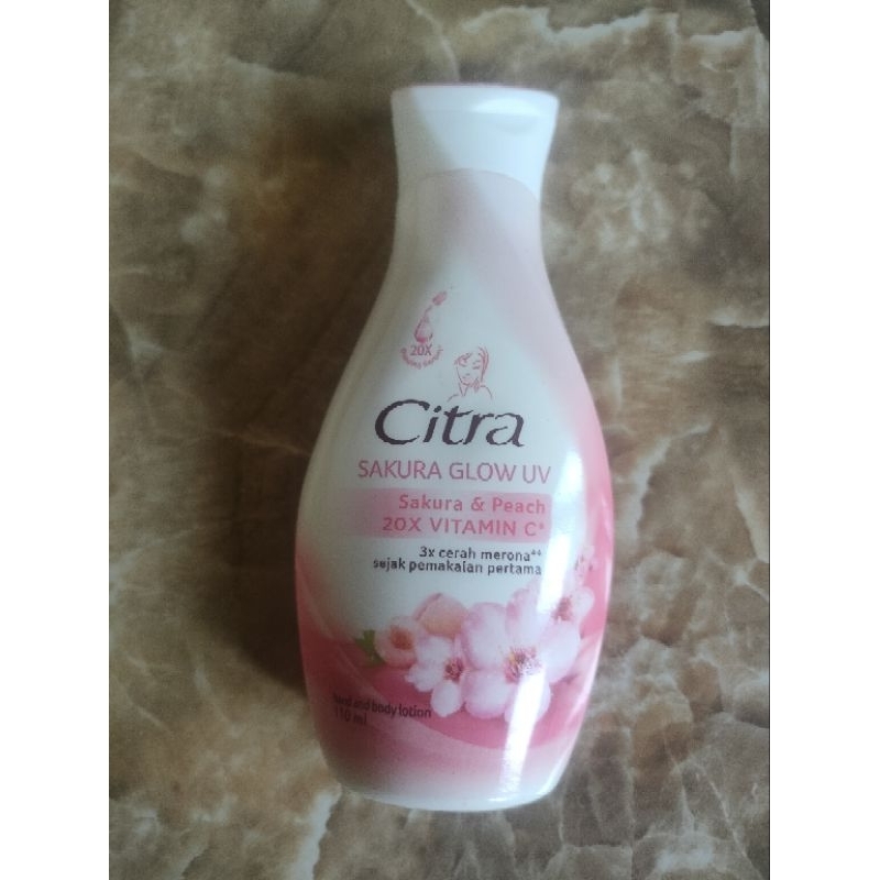 Hand & body citra sakura glow UV 110ml