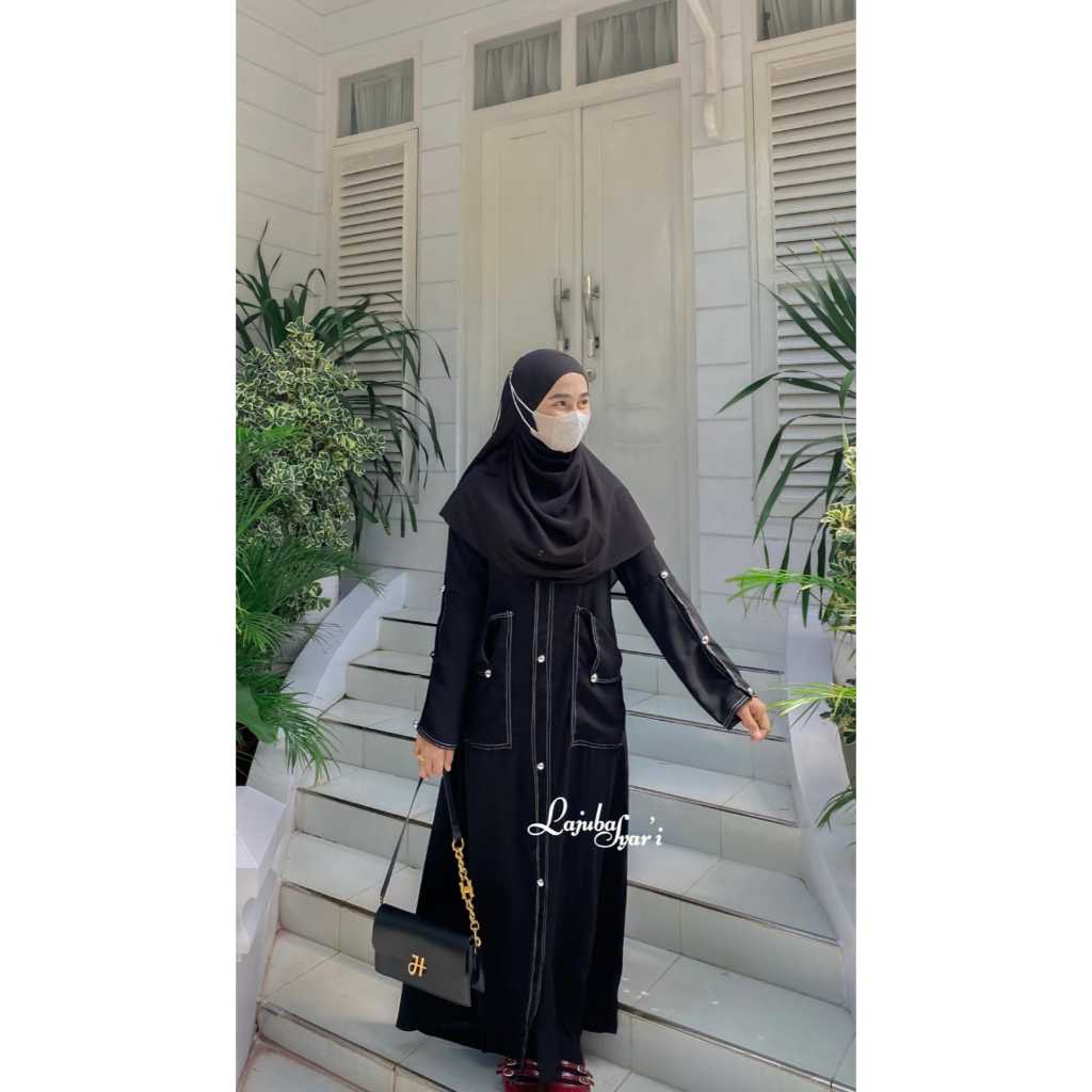 Abaya syakila - abaya hitam- gamis hitam -abaya arab- gamis arab - dress remaja -abaya remaja - abay