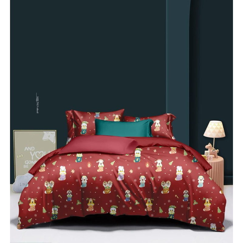 OBRAL SPREI TNCEL 60S MOTIF NATAL HAMPERS TERBARU