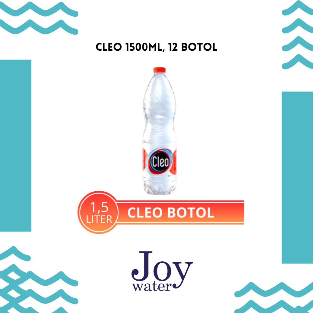 

Cleo eco shape 1500 ml isi 12 botol