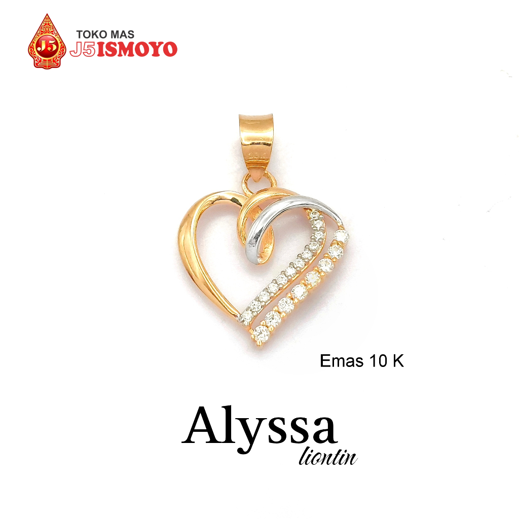 Liontin Emas Mas Asli Model Alyssa J5 Ismoyo
