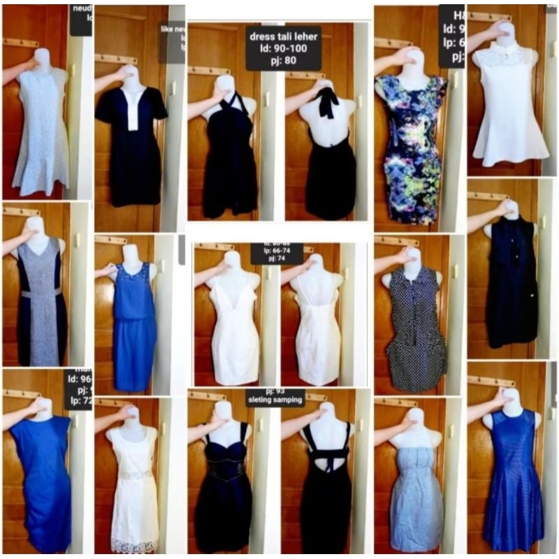 dress putih, dress office, tunik, dress pesta, dress pantai, dress vintage, dress batik