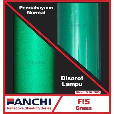 Stiker Skotlet Refelektif Nyala Fanchi Reflektor Mobil Motor Reflective Terang