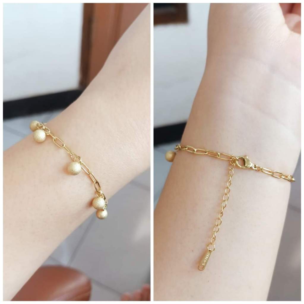 Gelang Rantai Paper Boba Pasir