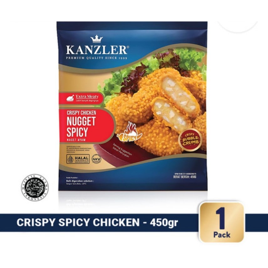 

Kanzler Crispy Spicy Chicken Nugget 450gr