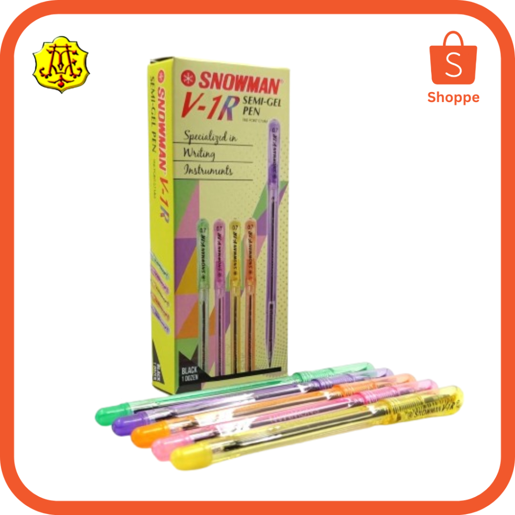 

PENA SNOWMAN V-1R HITAM