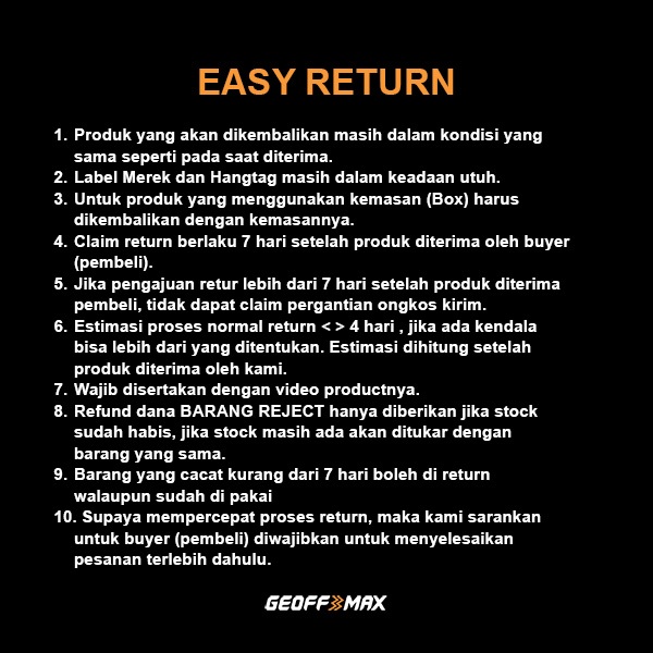 GARANSI Geoff Max - Almost All Black - Backpack Tas Ransel Pria Tas Sekolah Kuliah