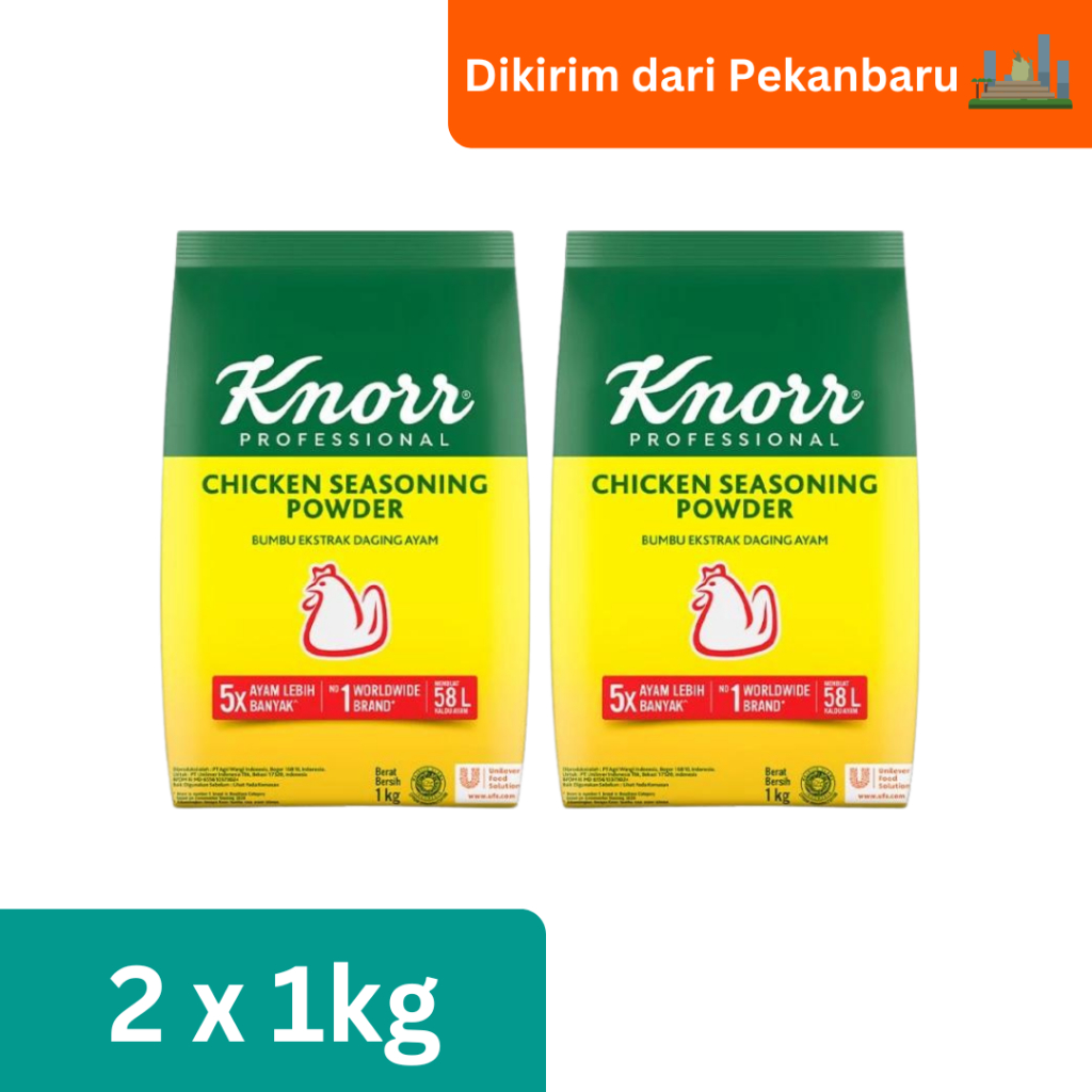 

Knorr Chicken Seasoning Powder Refill 1Kg Twinpack [Kirim dari Pekanbaru]