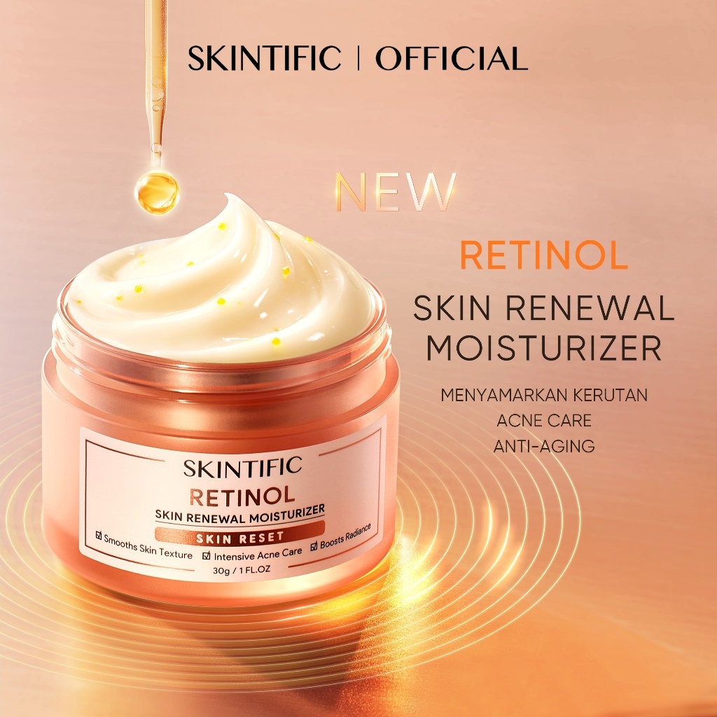 Skintific retinol skin renewal moisturizer/skintific retinol moisturizer
