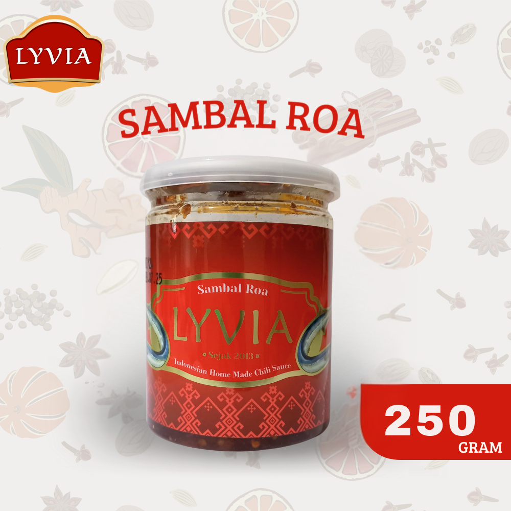 

Lyvia Sambal Roa 250gr