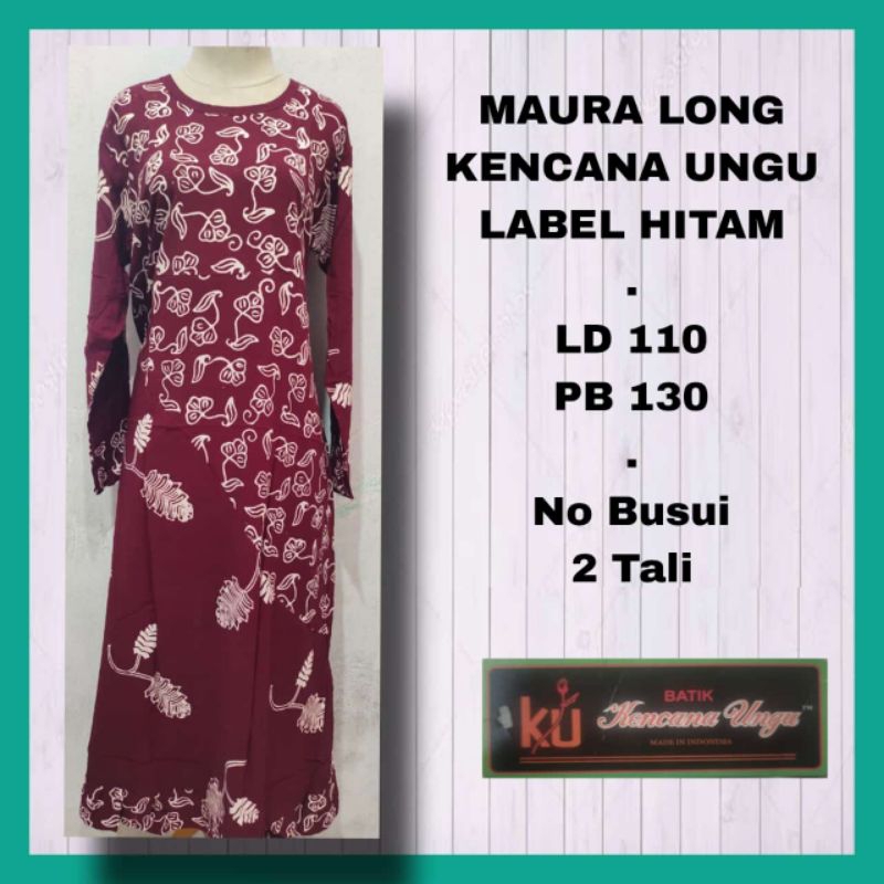 KENCANA UNGU LABEL HITAM - MAURA LD