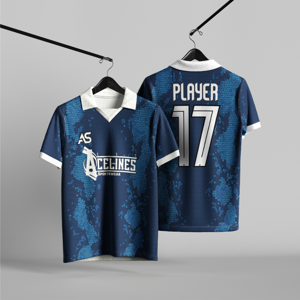 Baju Futsal Dewasa Sablon Nama Nomor - Baju Bola Kaki Pria