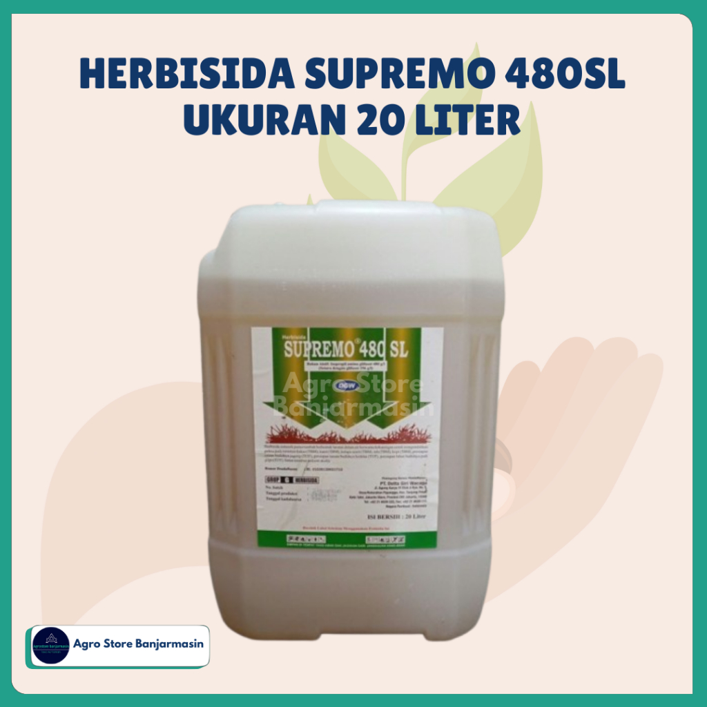 Herbisida Supremo 480SL kemasan 20 Liter