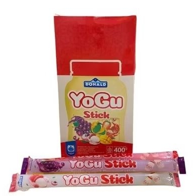 

(BOX) Donald YOGU STICK Jeli Agar Aneka Rasa Buah 400gr Isi 20Pcs