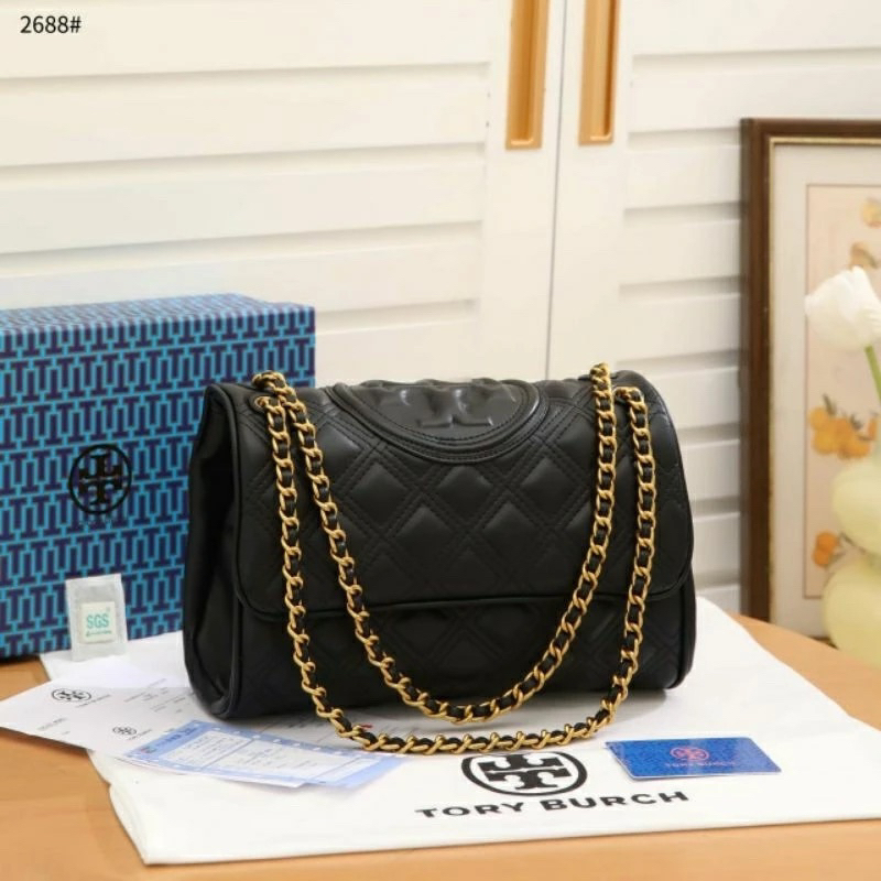 Tas Wanita TORY BURCH premium Black T6808 /139060 Free box+dustbag