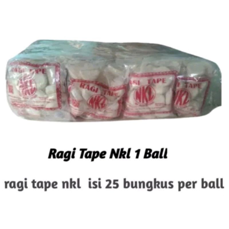 

RAGI TAPE NKL 1 BALL ISI 25 PACK . DAN 1 PACK ISI 25 BIJI.DAN PENGIRIMAN .FREE, BUBLE, WRAP