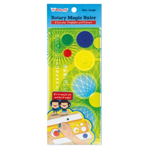 

Penggaris Putaran Besar BUTTERFLY Rotary Magic Ruler Large