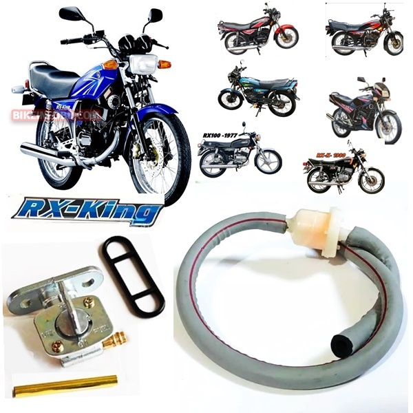 Paket Komplit Kran bensin Rxking Rx king scorpio + Selang bensin +Saringan Filter