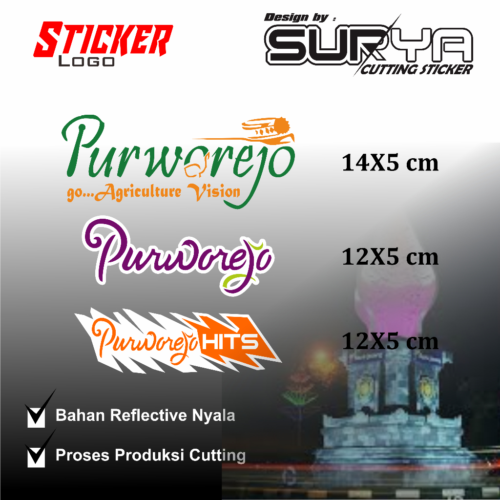 

Sticker Cutting LOGO PURWOREJO