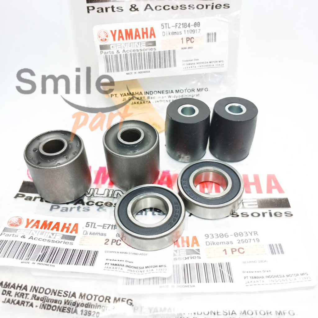 bosh arm bosh engine mounting + bearing 6003 + bosh fork yamaha mio sporty smile soul mio j fino 5tl