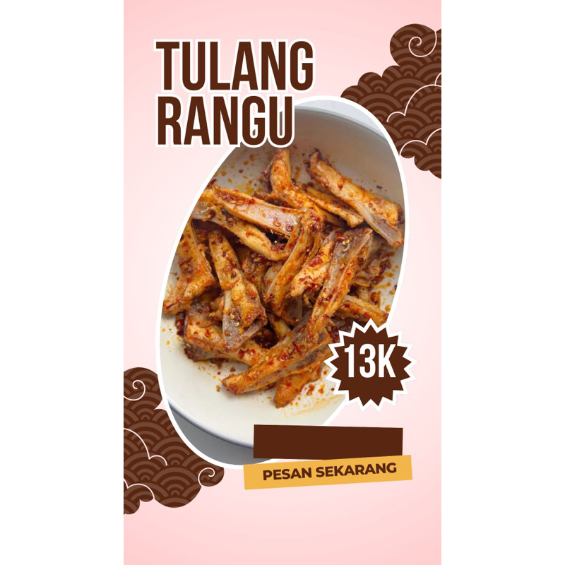 

Tulang rangu chili oil 80gr