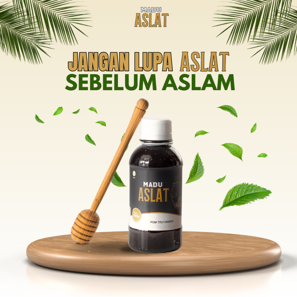 

Madu Aslat Original - Obat Alami untuk GERD & Maag - 280g