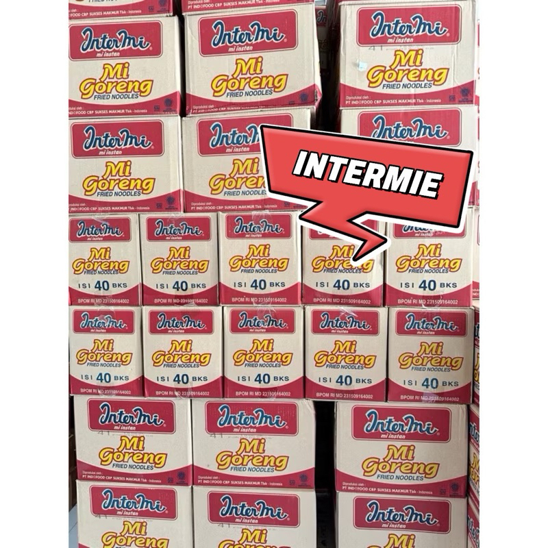 

( Karton ) Intermi Mie Goreng Mi Instan isi 40bungkus
