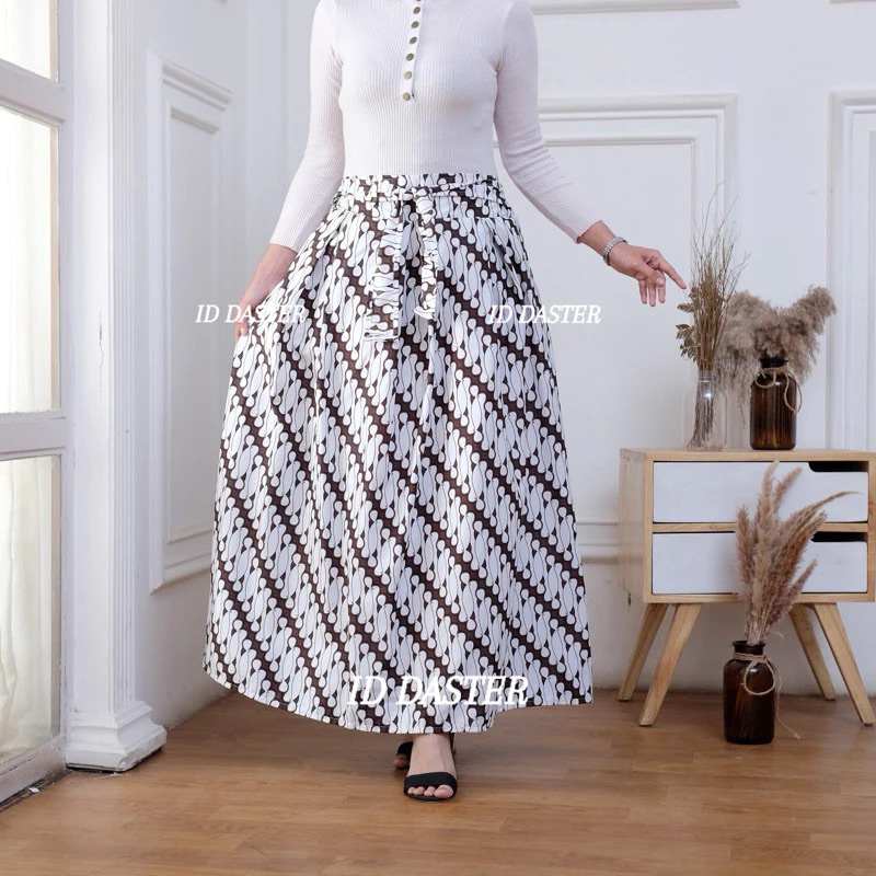 Rok Panjang Klok Rempel Batik Modern Khas Solo Bawahan Kebaya