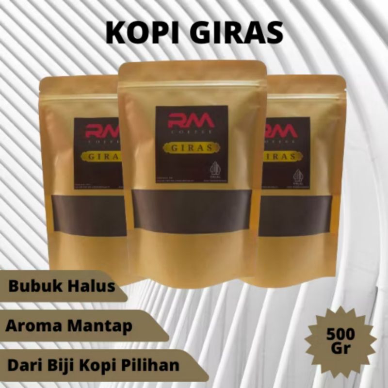 

Kopi Bubuk Giras Rasa Nikmat Mantap Isi 500gr Dari Biji Kopi Pilihan