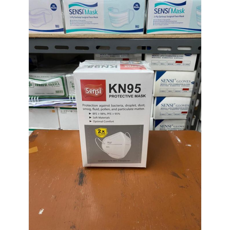 SENSI KN95 PROTECTIVE MASK 5 PLY / Masker KN 95 Merek Sensi Original
