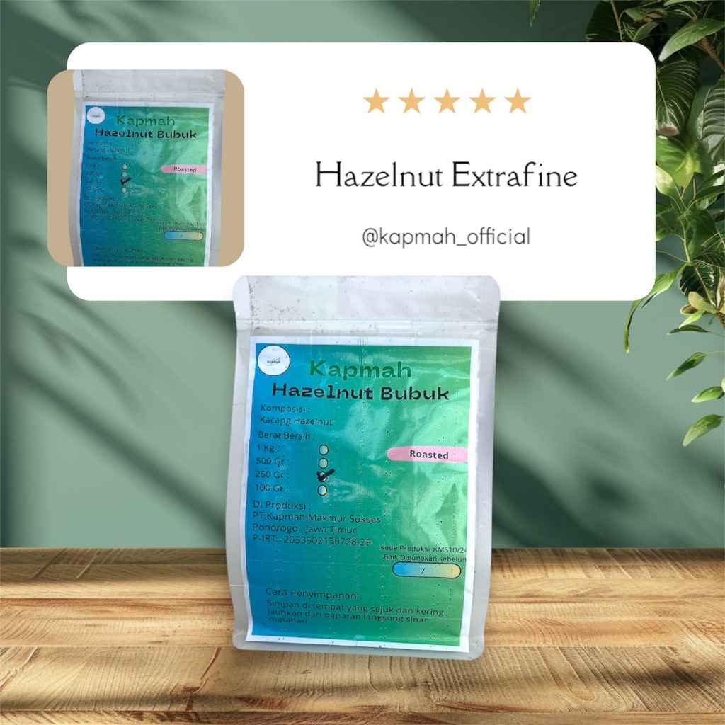 

Hazelnut ExtraFine / Bubuk Hazelnut 250Gram
