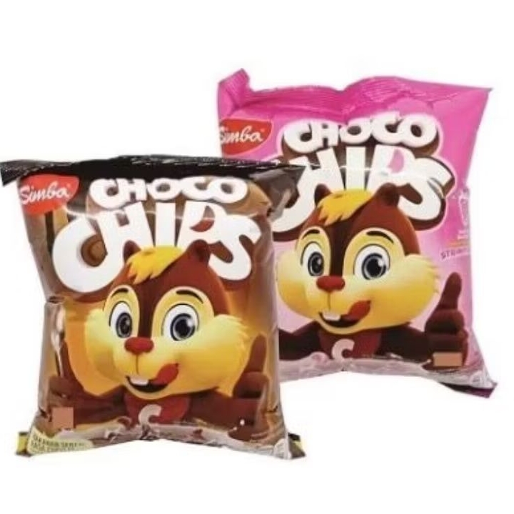 

(RENCENG) Simba CHOCO CHIPS Makanan Sereal 12gr Isi 10Pcs