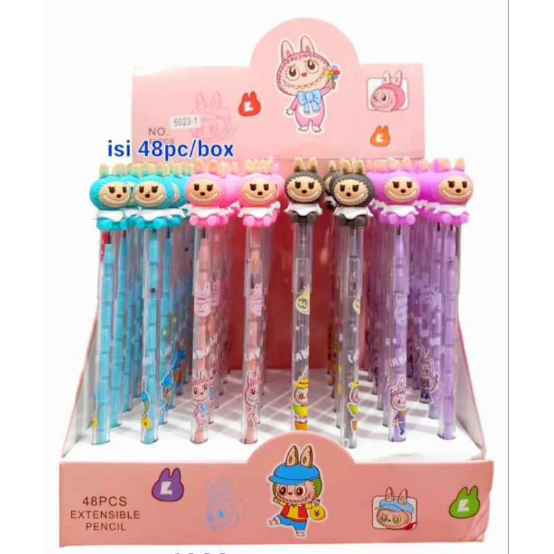 

pensil karakter labubu