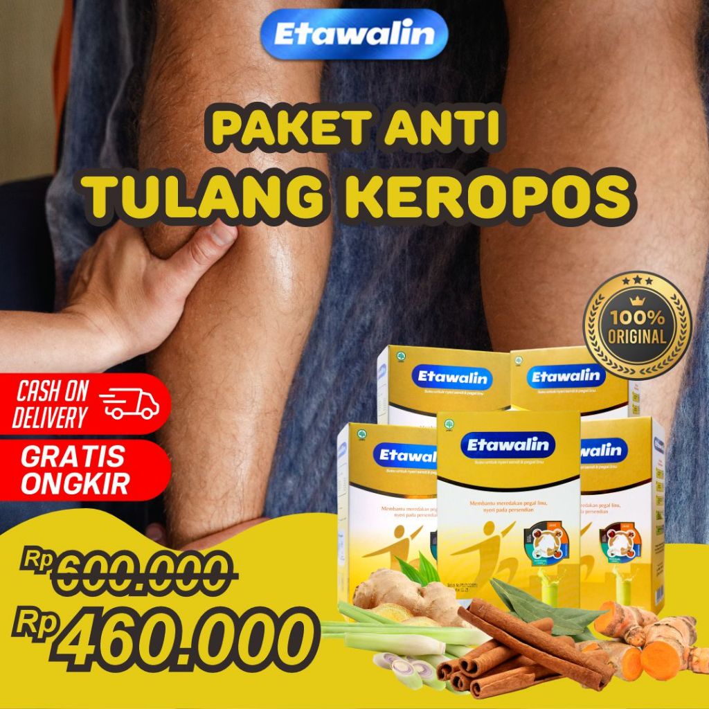 

Etawalin Susu Etawa Asam Urat Nyeri Sendi dan Reumatik 5 Box