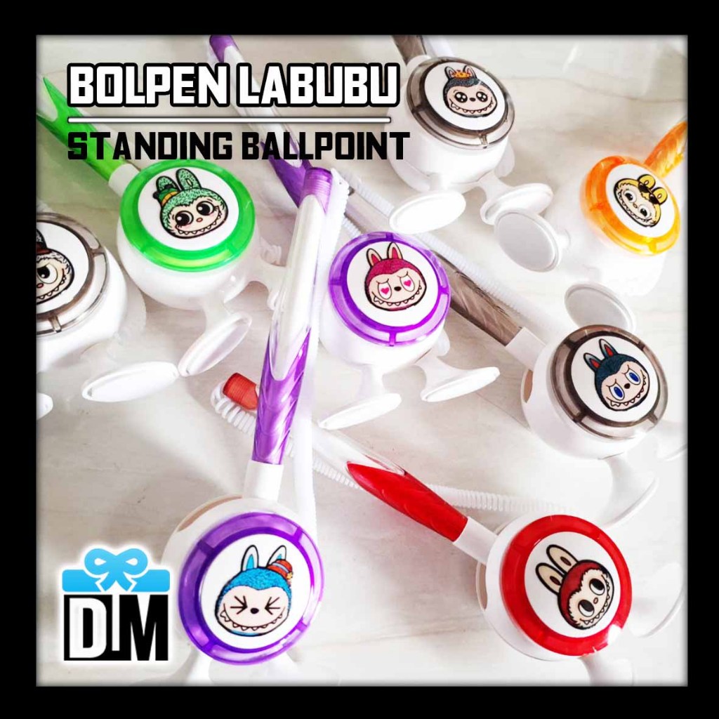 

Bolpen Ballpoint bolpen Labubu Lapupu Labu labu La bu Berdiri Standing Pulpen Ballpen