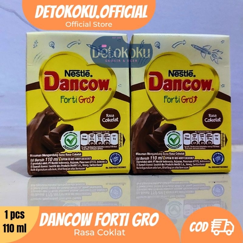 

[1 PCS] Susu Dancow UHT Forti Gro Nestle 110ml Rasa Coklat