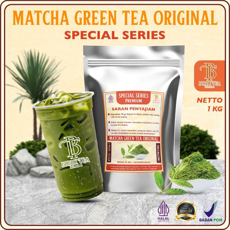 

MATCHA GREEN TEA ORIGINAL 1KG PREMIUM